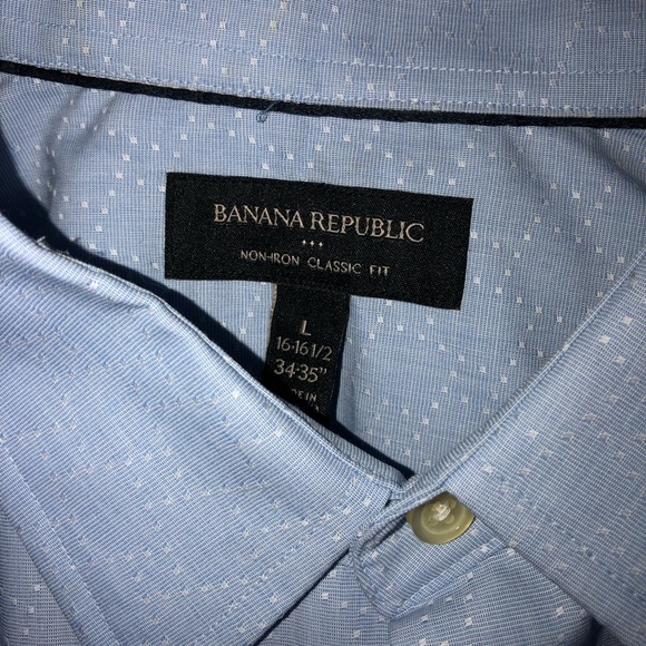 Banana Republic Blue Dress Shirt - Picture 4 of 5